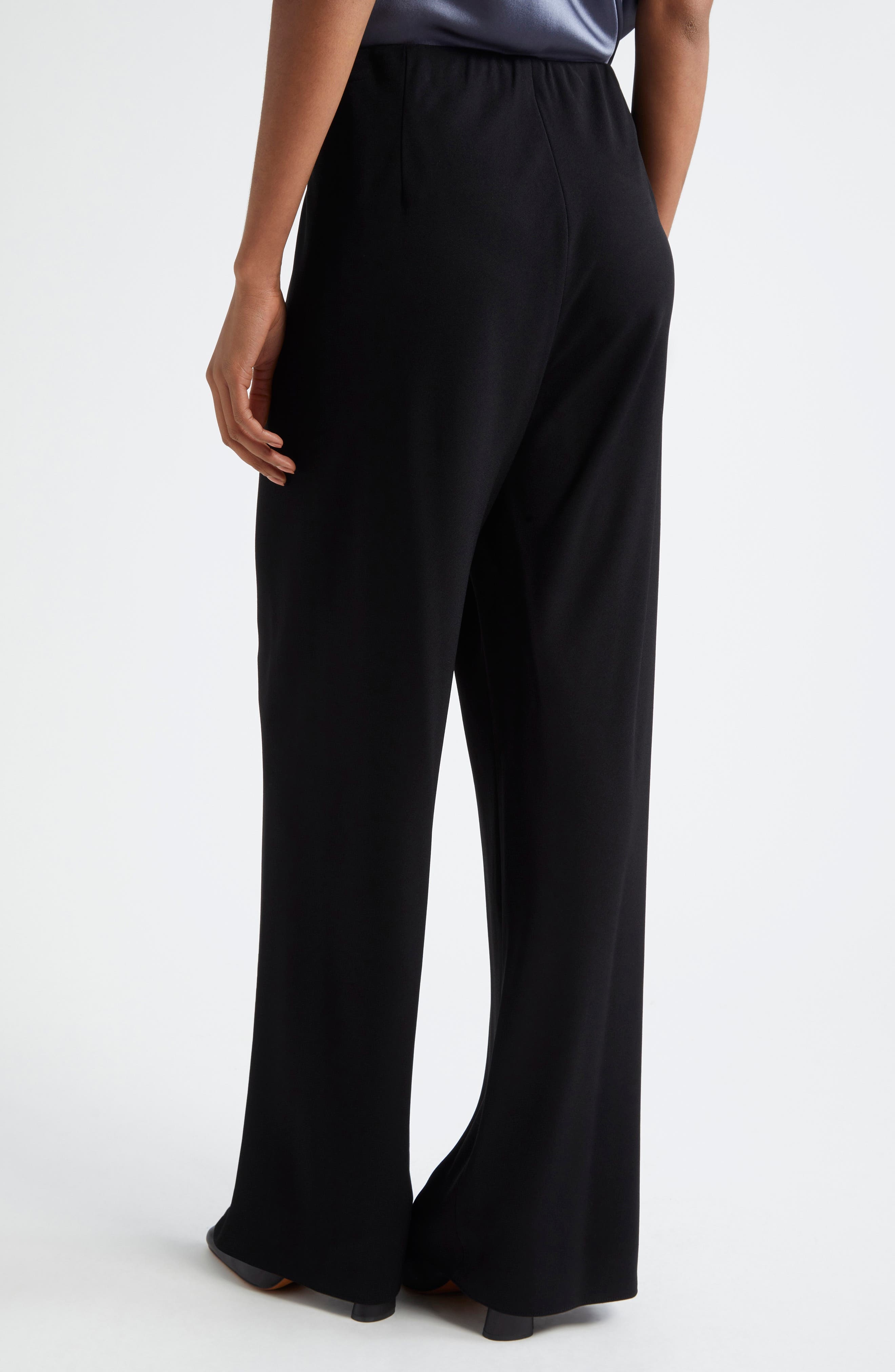 Vince Bias Cut High Waist Pants in Black at Nordstrom - 2