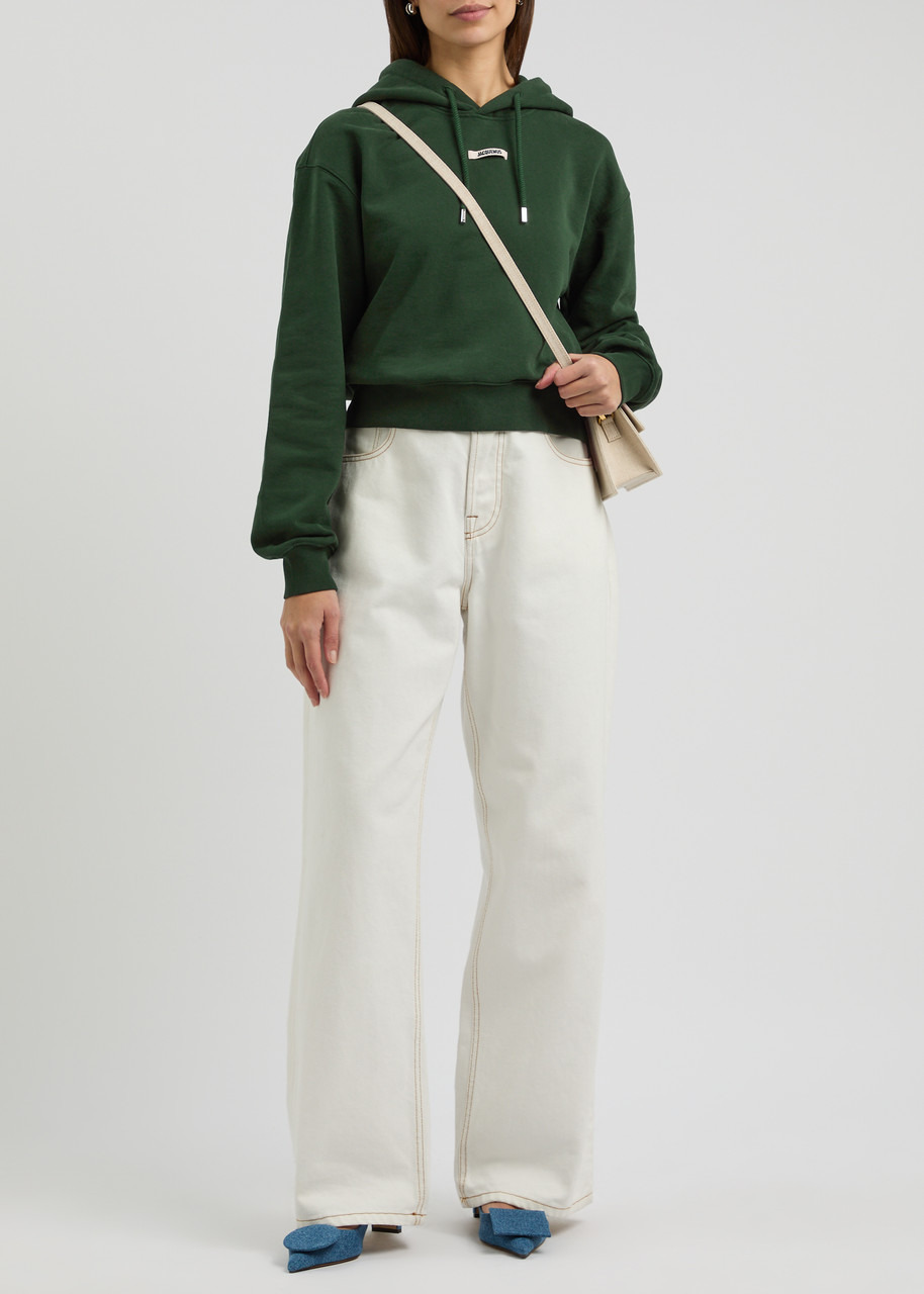 Jacquemus Le Hoodie Gros Grain Hooded Cotton Sweatshirt - 4