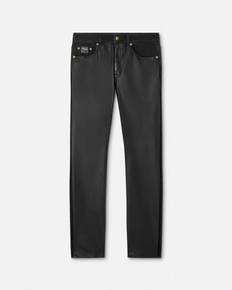 Coated Slim-Fit Jeans 1