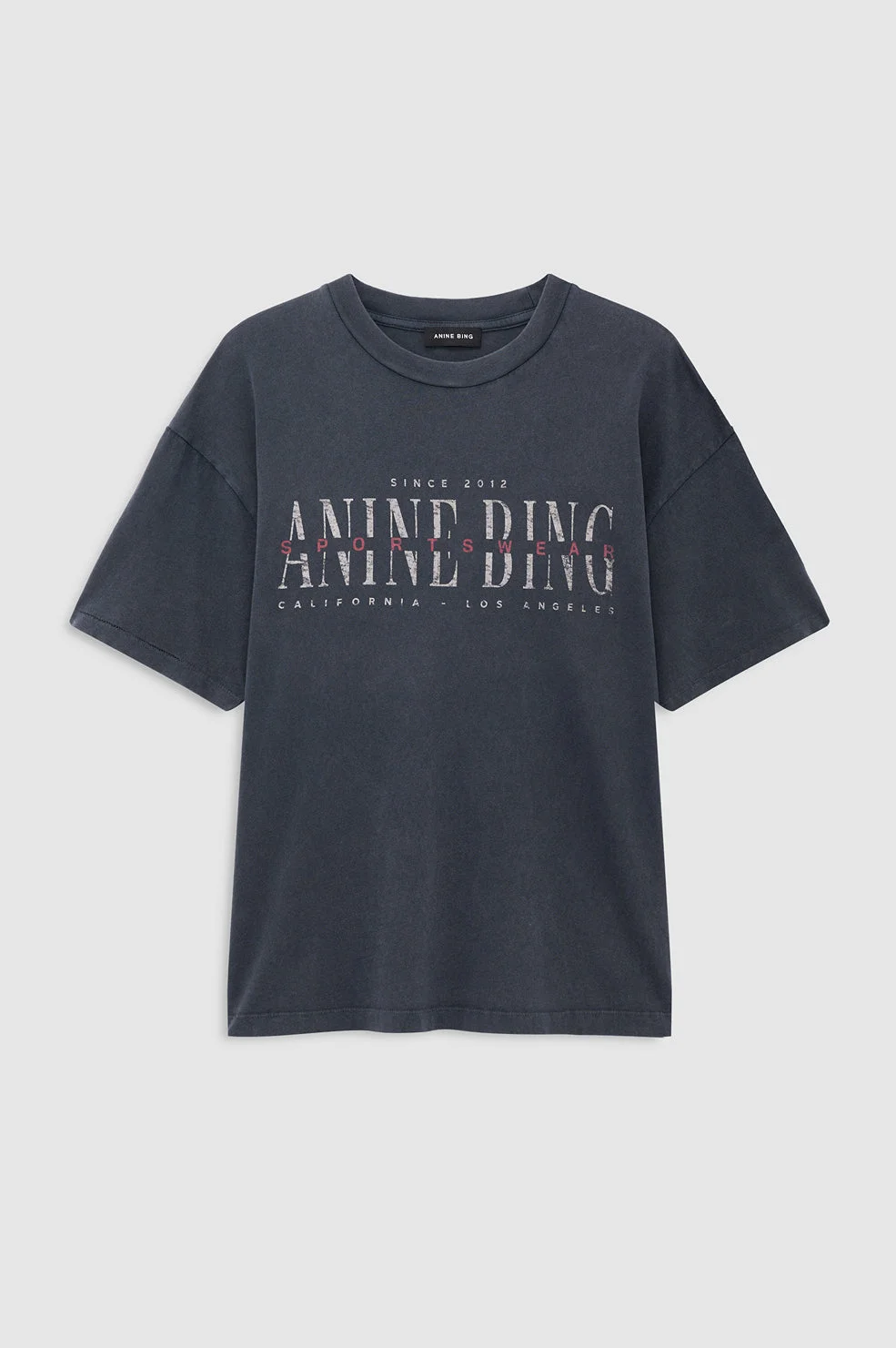 Cade Tee Sport Club - Washed Black - 1