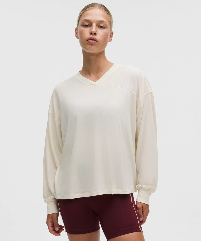 Jersey Training V-Neck Long-Sleeve Shirt 1