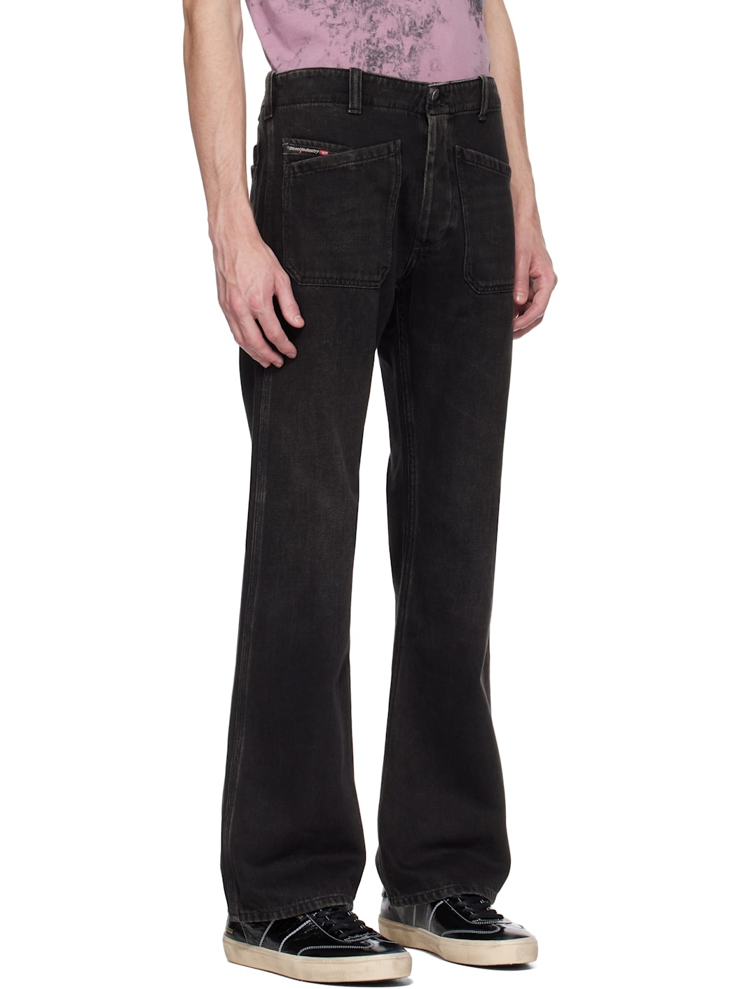 Black Bootcut D-Moorix 09j96 Jeans - 2
