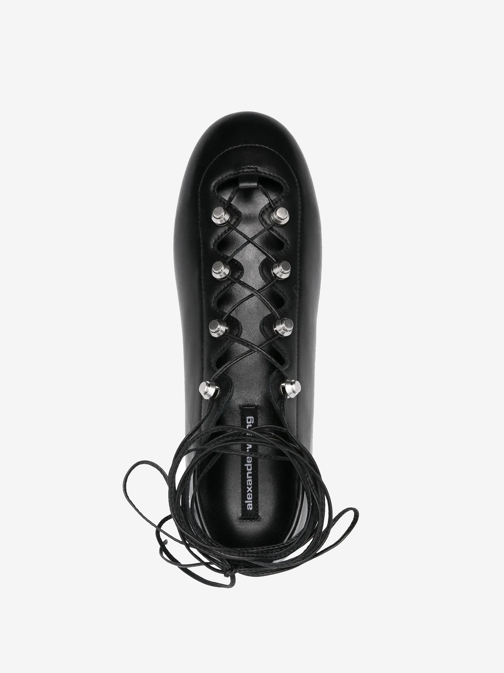 ALEXANDER WANG - Women Vyollette Lace Up Flat Sneakers - 4