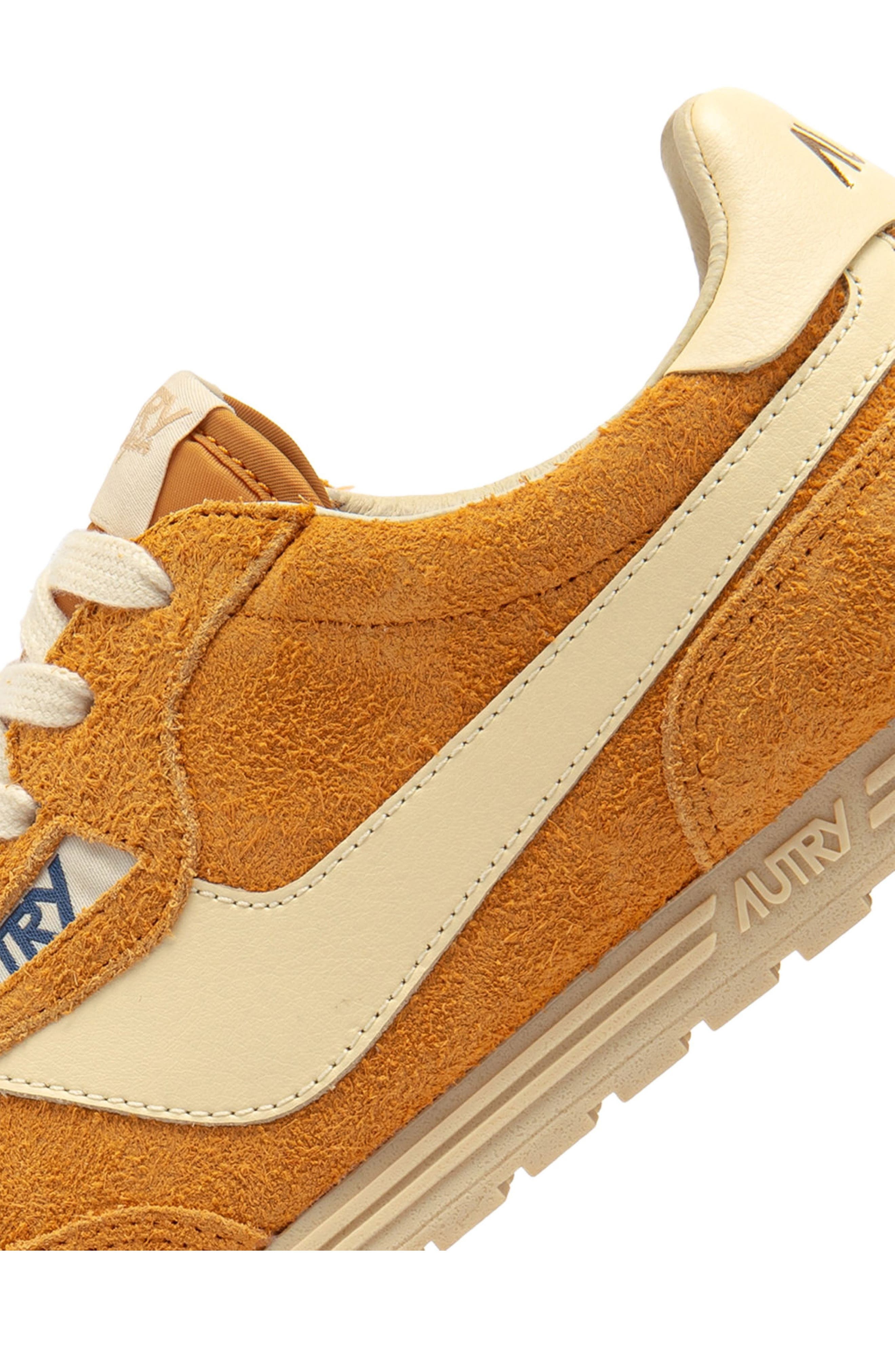 AUTRY Windspin Low Sneaker in Orange Suede at Nordstrom - 6