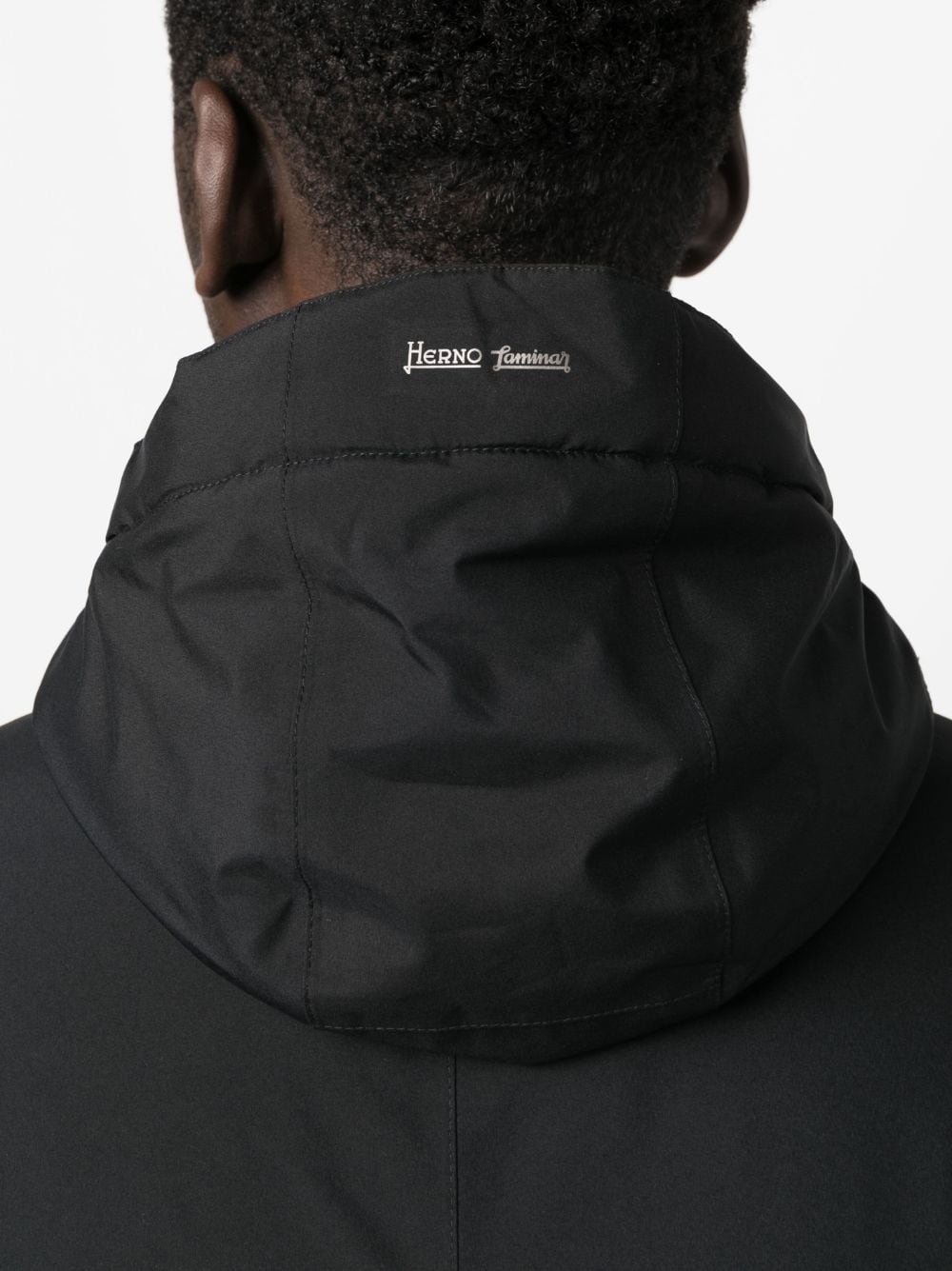 zip-up hooded parka - 5