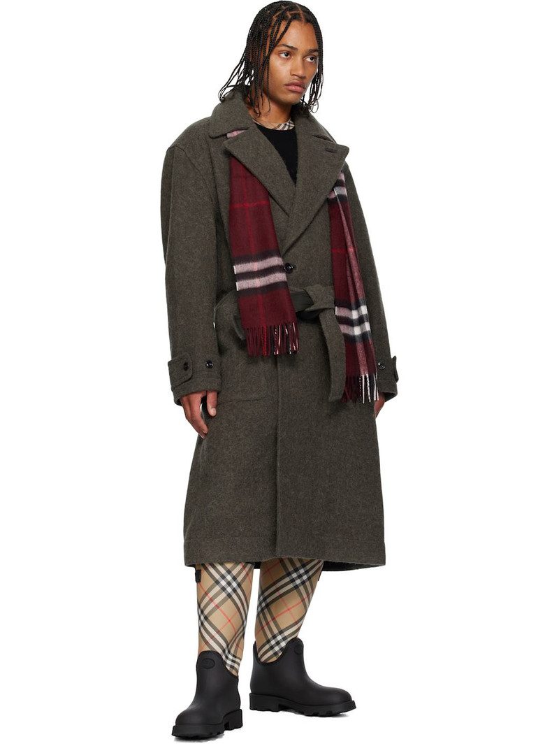 Burberry Black Rubber Marsh Stamp High Boots outlook