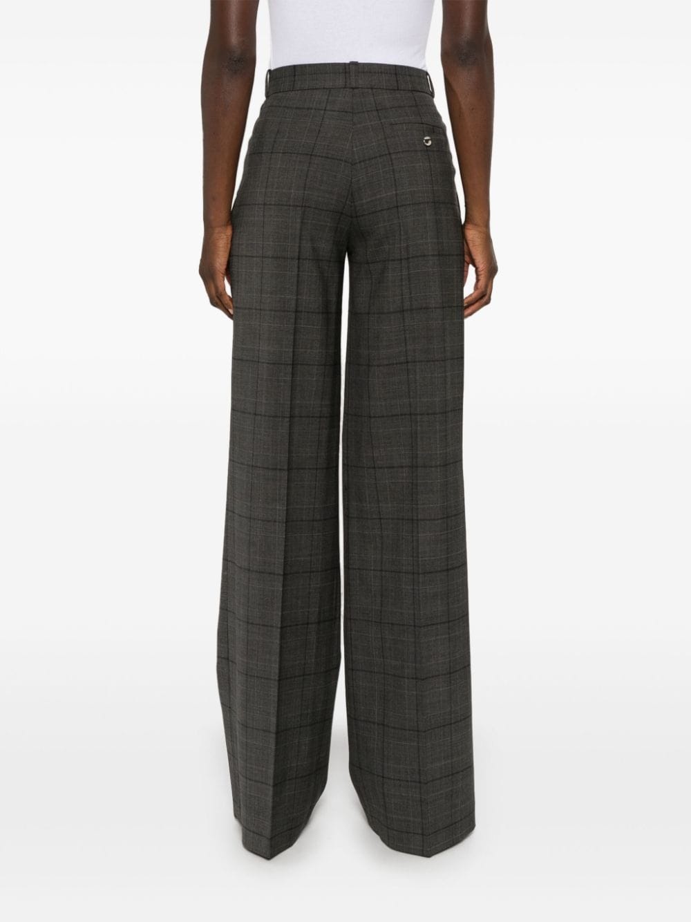 wide-leg tailored trousers - 4