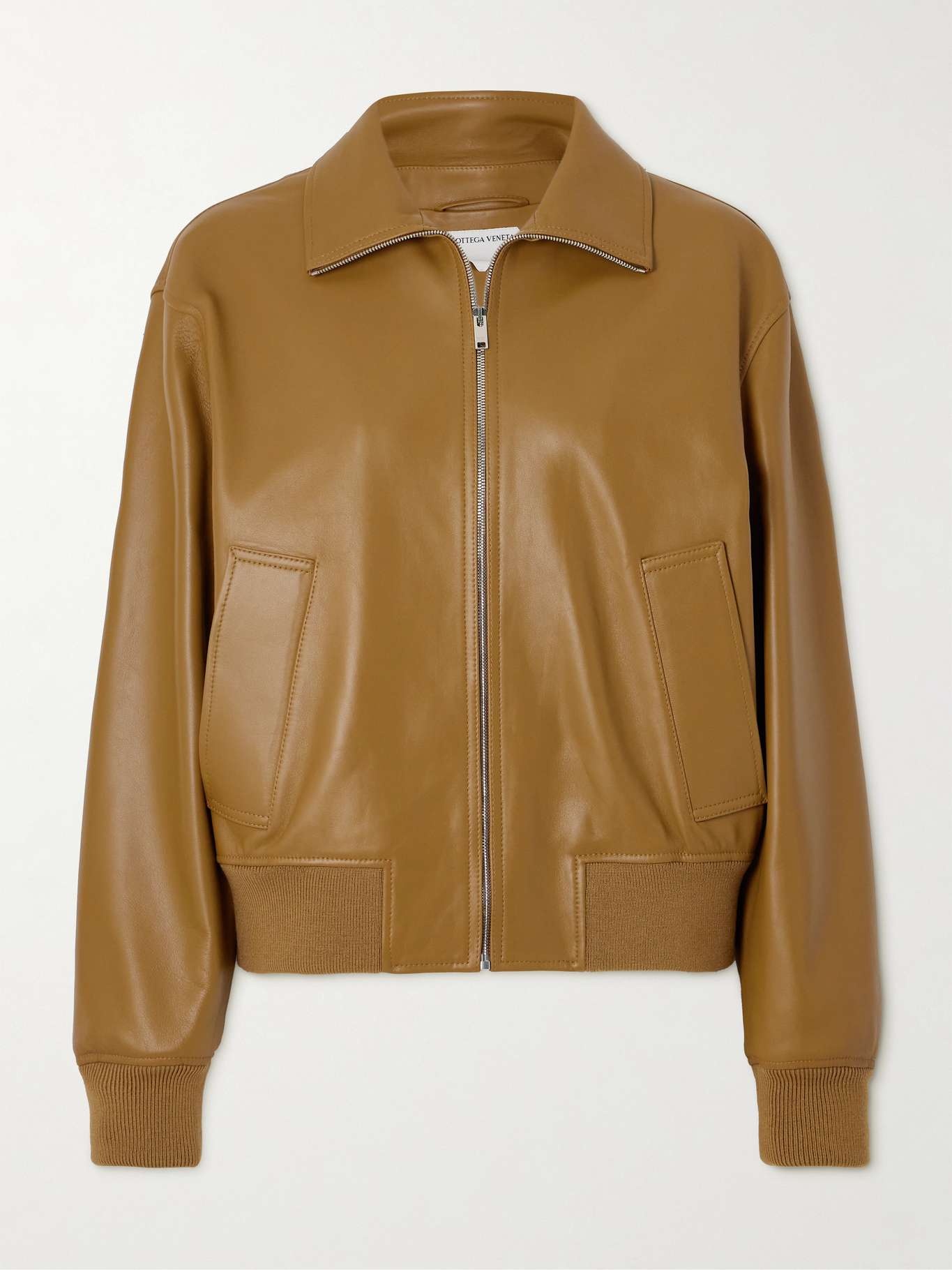 【関税＆送料込み】Bottega Veneta Leather Jacket Bottega Veneta Leather jacket with nylon hood Bottega Veneta