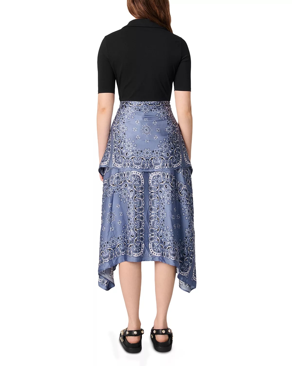 Layered Effect Patterned Dress - 3