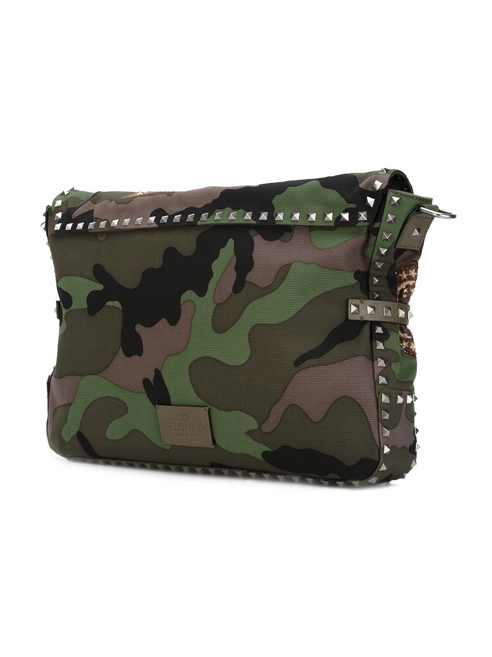 Valentino Garavani appliquéd messenger bag - 3