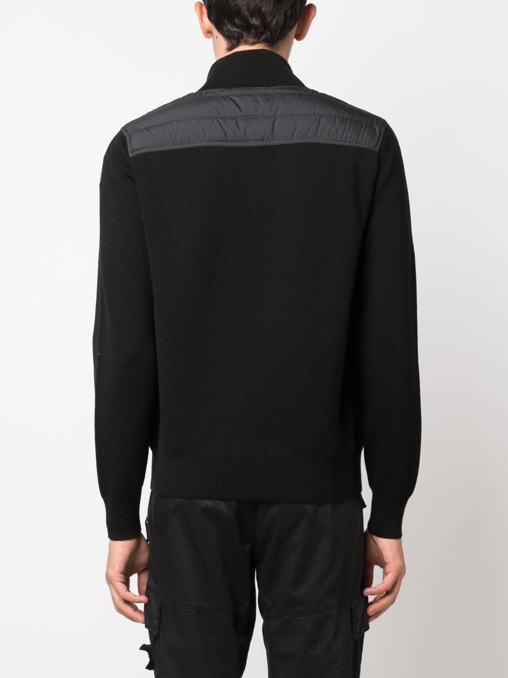 funnel-neck zipped padded jacket - 4