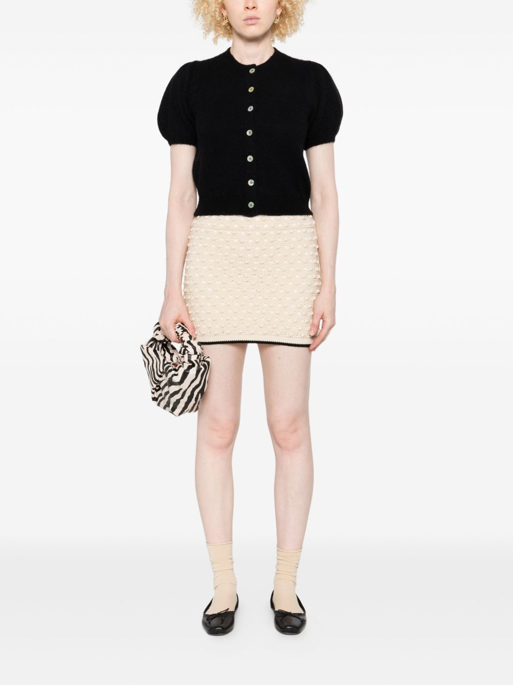 The Bauble crochet-knit mini skirt - 2