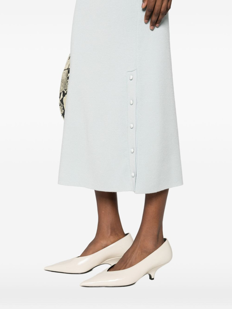 button-detail midi skirt 5