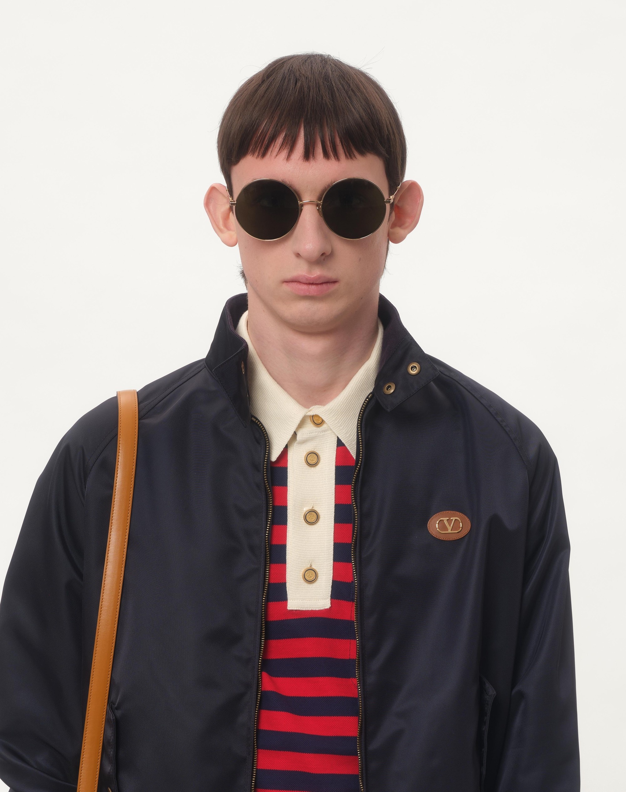 NYLON BLOUSON WITH VLOGO PATCH - 5