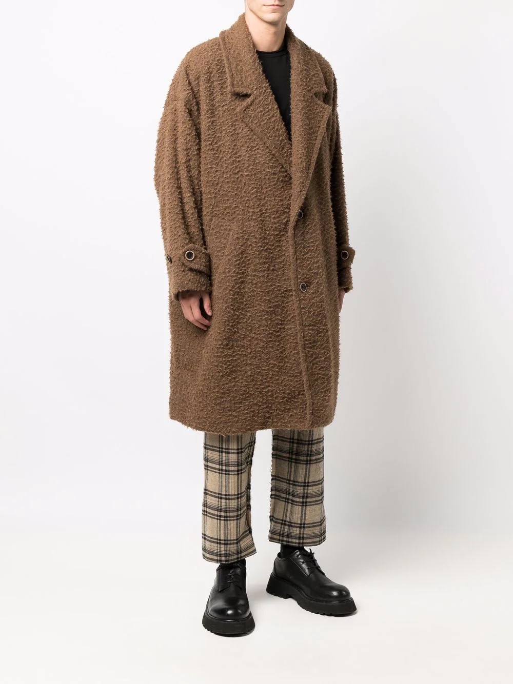 knee-length coat - 3