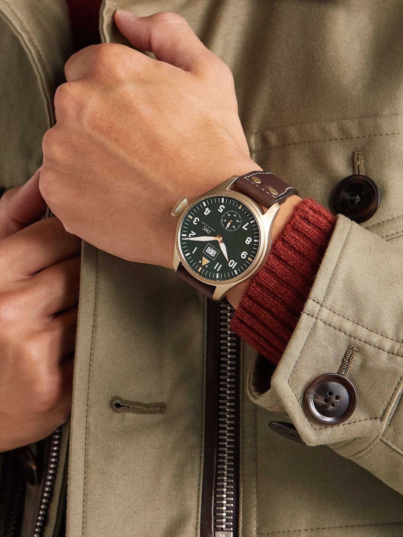 Big Pilot's Big Date Spitfire ‘Mission Accomplished’ Limited Edition Hand-Wound 46.2mm Bronze and Le - 2