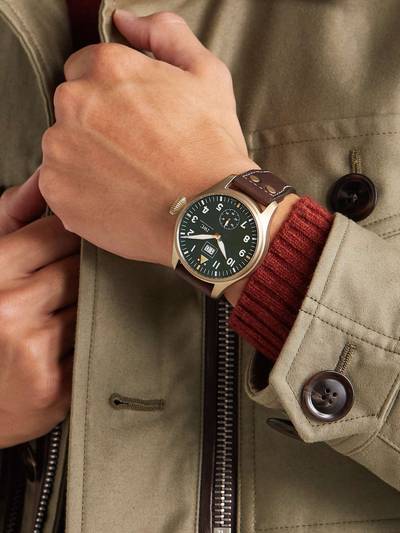 IWC Schaffhausen Big Pilot's Big Date Spitfire ‘Mission Accomplished’ Limited Edition Hand-Wound 46.2mm Bronze and Le outlook