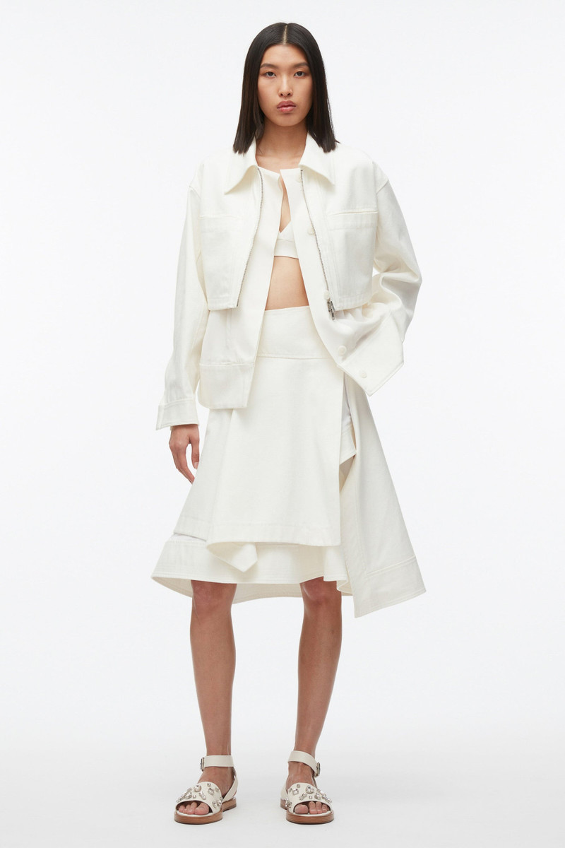 Belted Flounce Utility Jacket 1