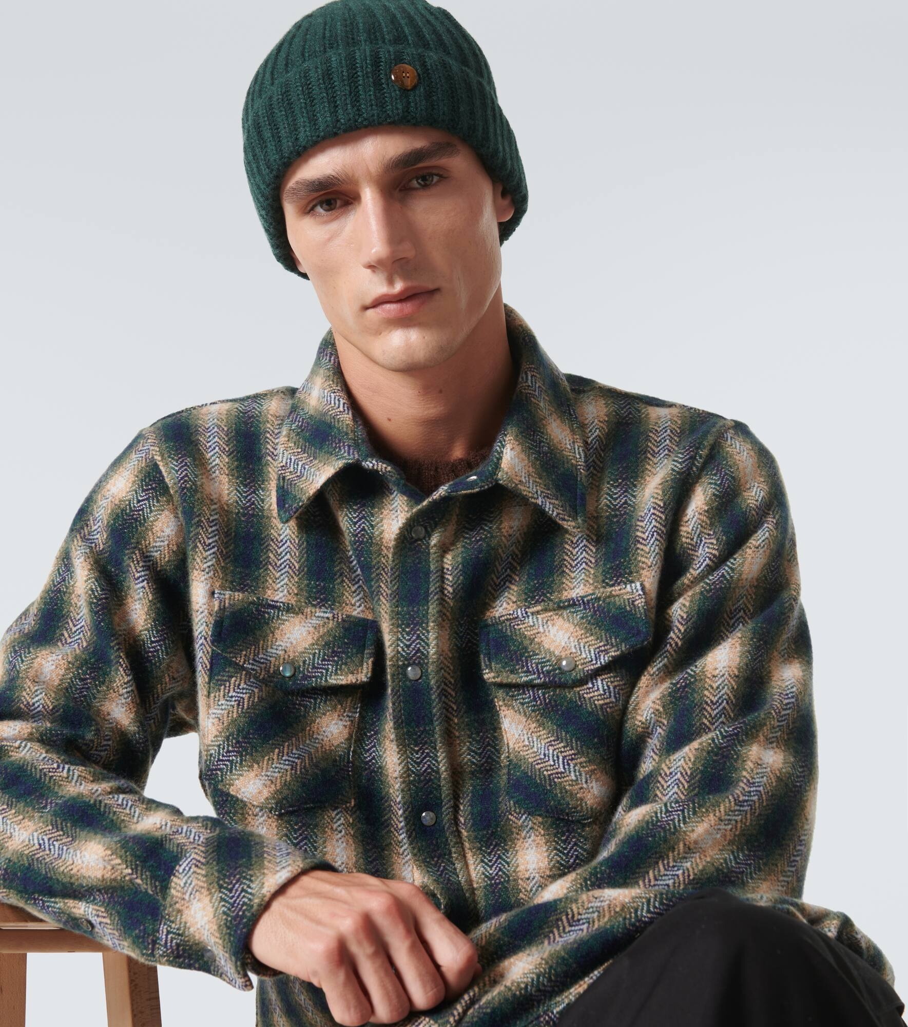 Cashmere beanie - 2