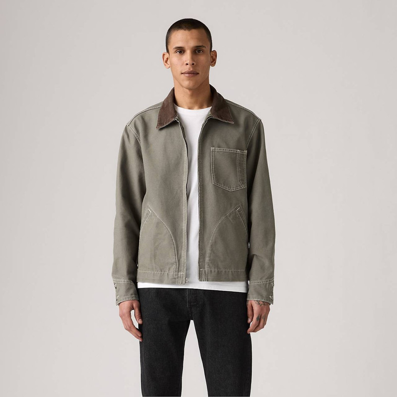 FULL-ZIP MECHANIC TRUCKER JACKET 1