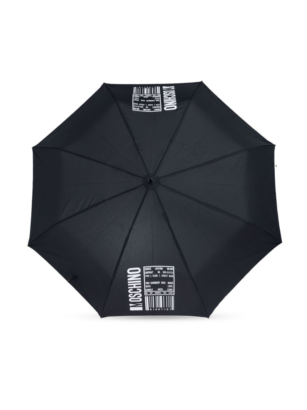 logo-barcode-print compact umbrella - 2