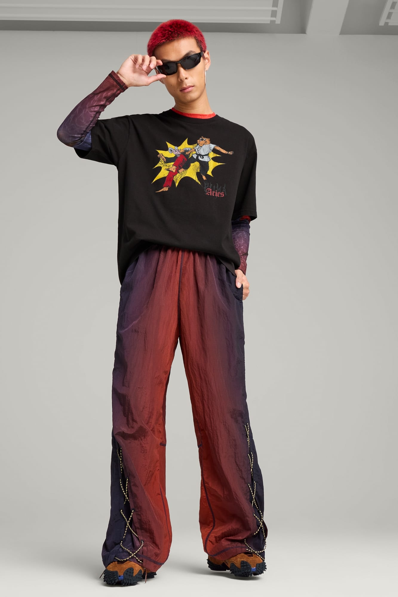 PUMA x ARIES Graphic Tee Unisex - 5