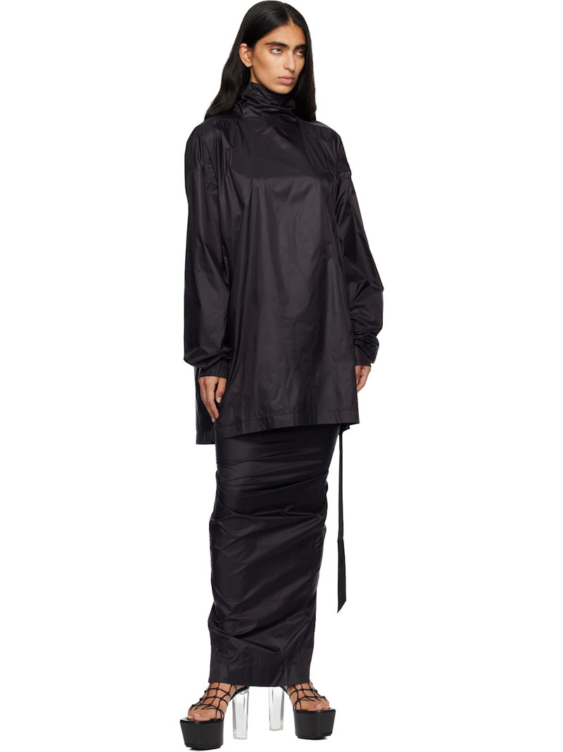 Rick Owens DRKSHDW Black Concordians Pull On Pillar Maxi Skirt outlook