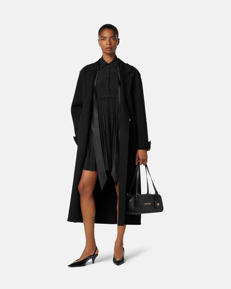 Versace Tag Large Nappa Bowling Bag 4