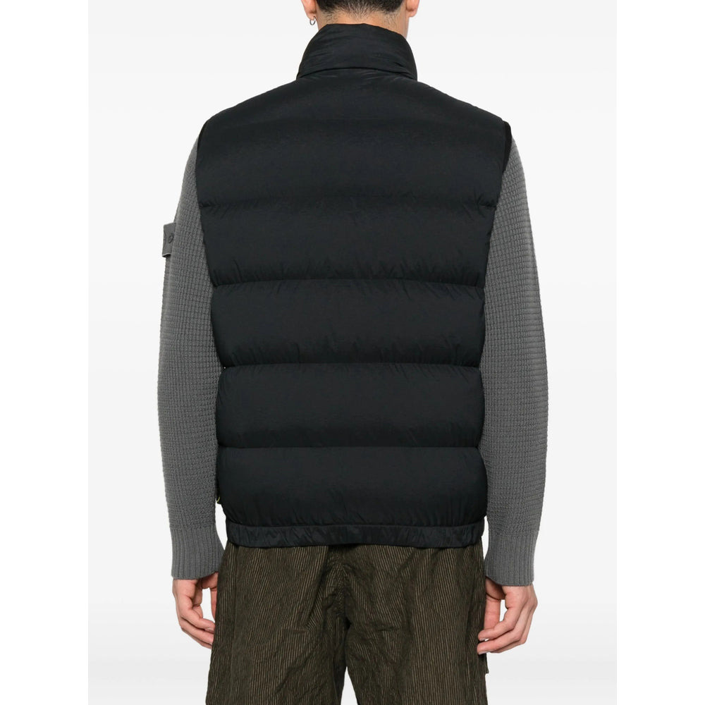 Stone Island Black Jackets - Waistcoats & Gilets Men - 3