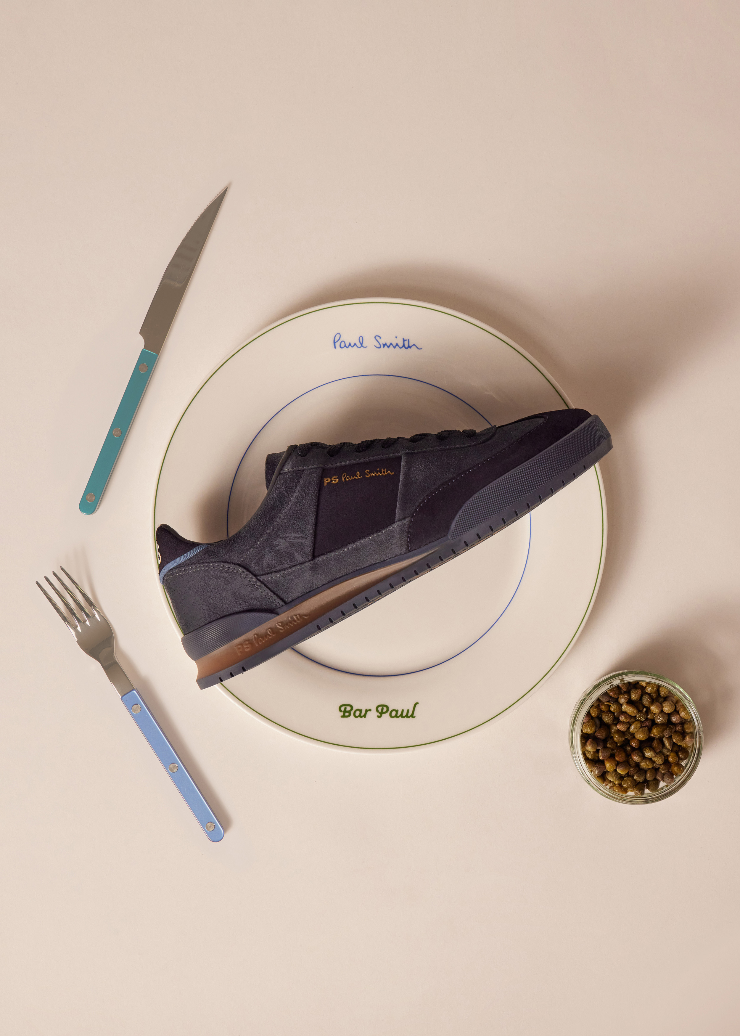 Navy Suede 'Dover' Trainers - 2