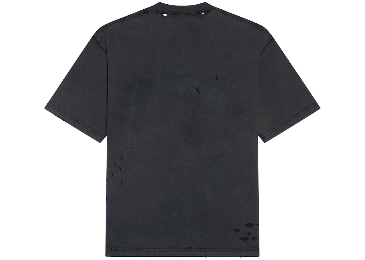 Balenciaga Womens Maison Balenciaga Medium Fit T-Shirt Black/Orange/White - 2