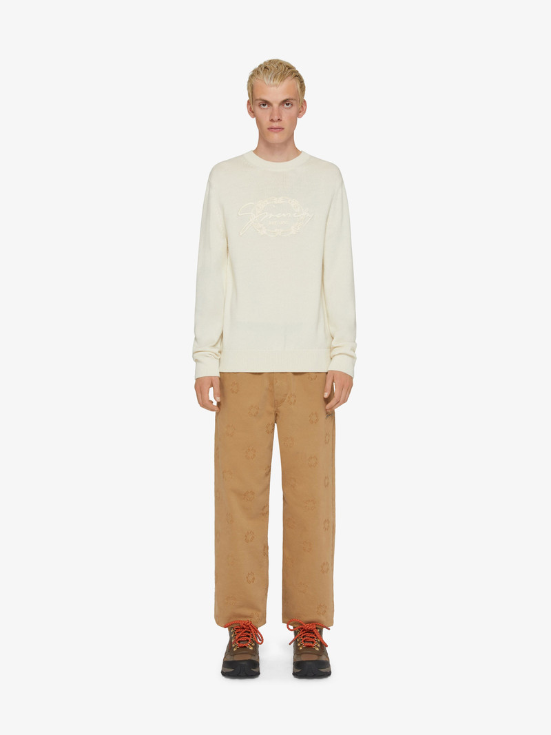 Givenchy SWEATER IN WOOL WITH GIVENCHY MEDALLION outlook