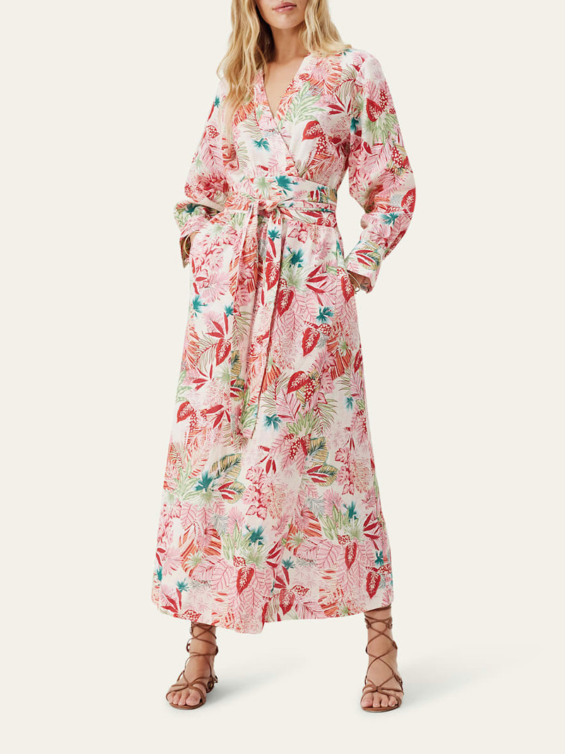 MELISSA ODABASH Melina Maxi Wrap Dress outlook