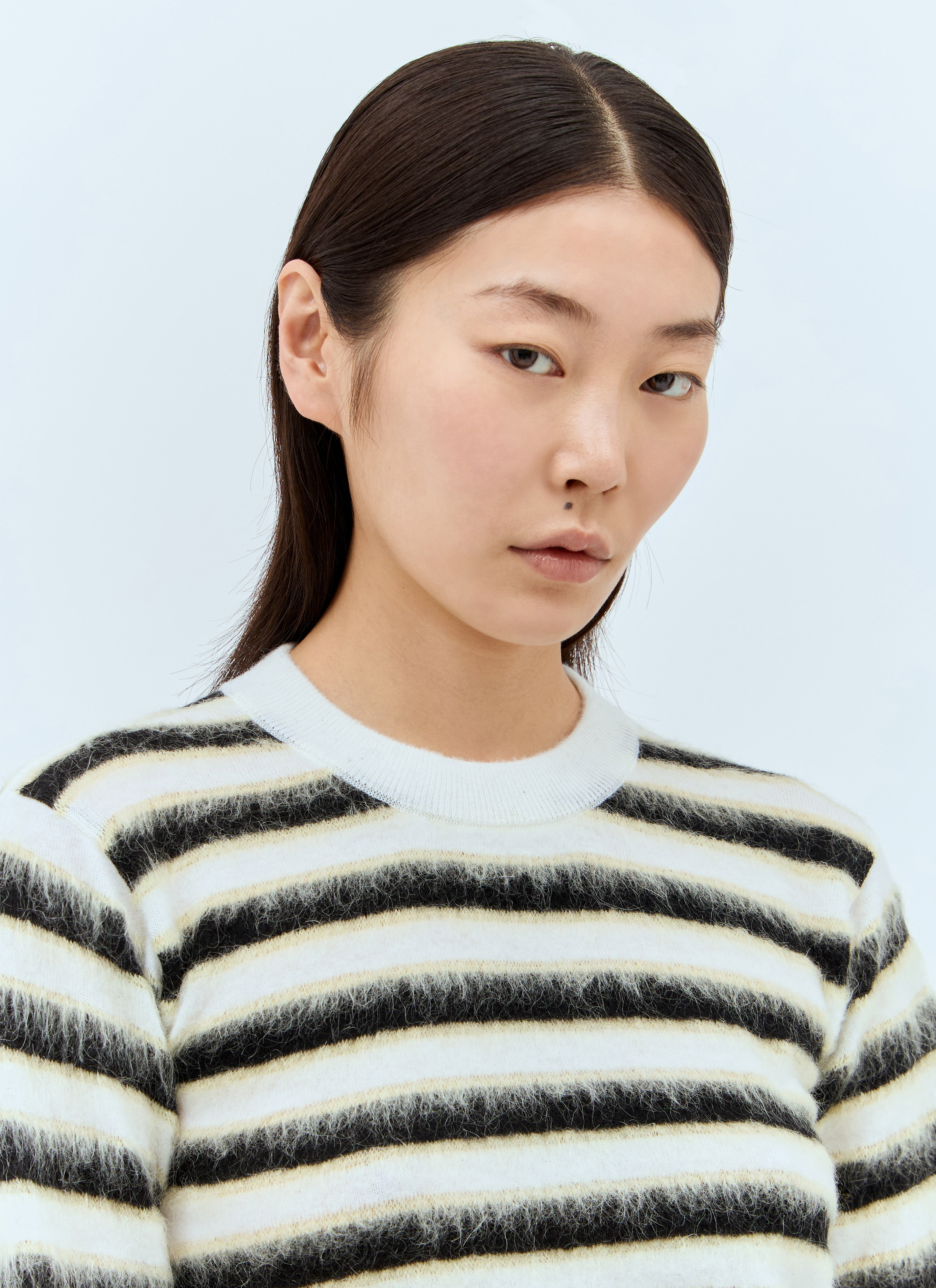 Marni Women Striped Wool-Mohair Sweater - 5
