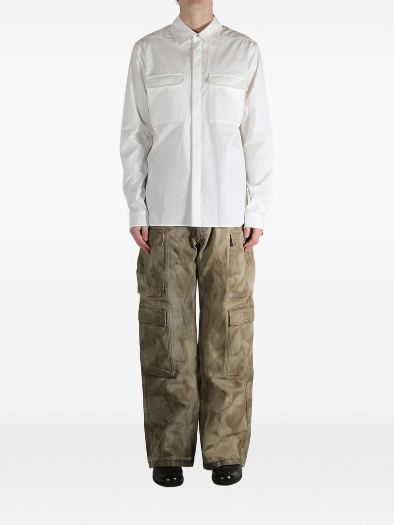 Rick Owens chest-pocket shirt outlook