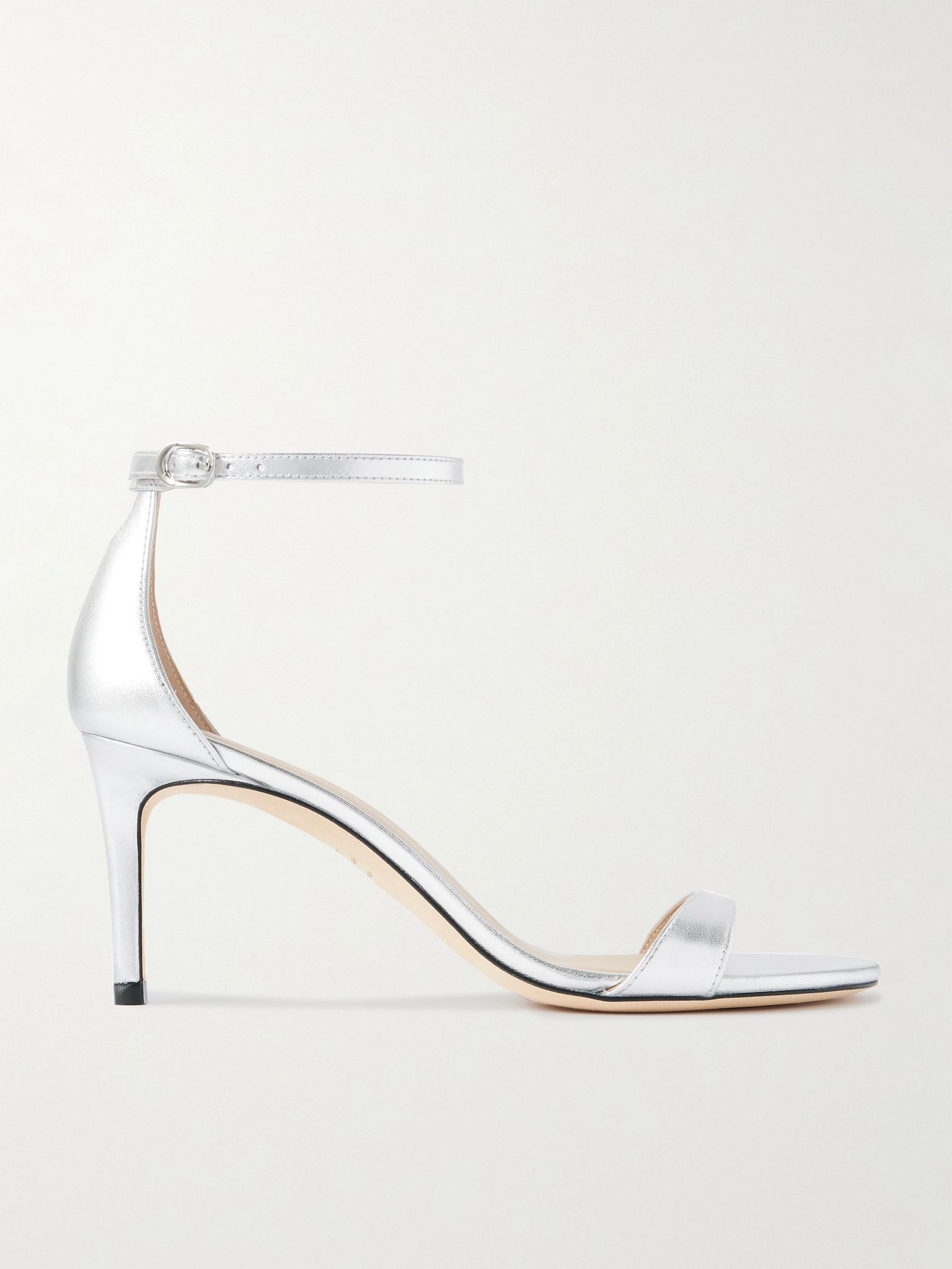 Nudist II metallic leather sandals Silver - 1