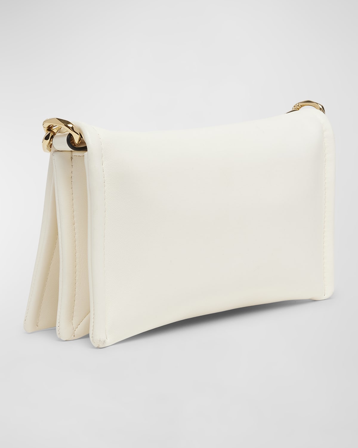 VLOGO Mini Flap Leather Clutch Bag - 6