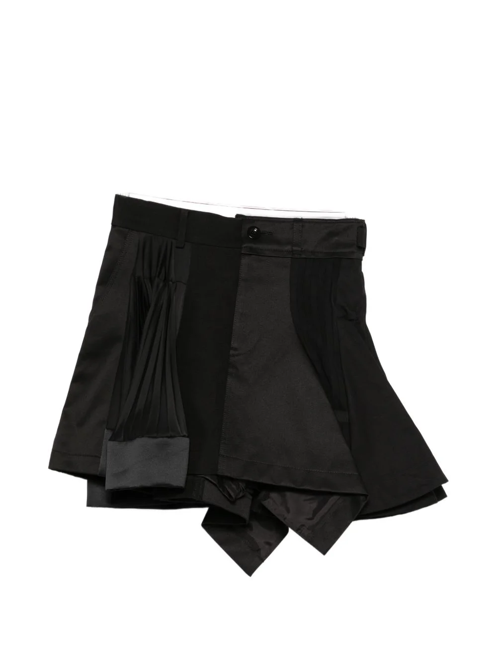 pleated panel skirt - 1