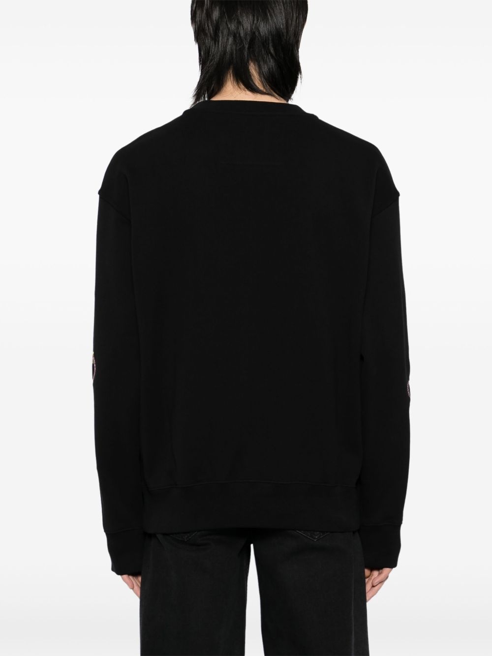 logo-embroidered sweatshirt - 4