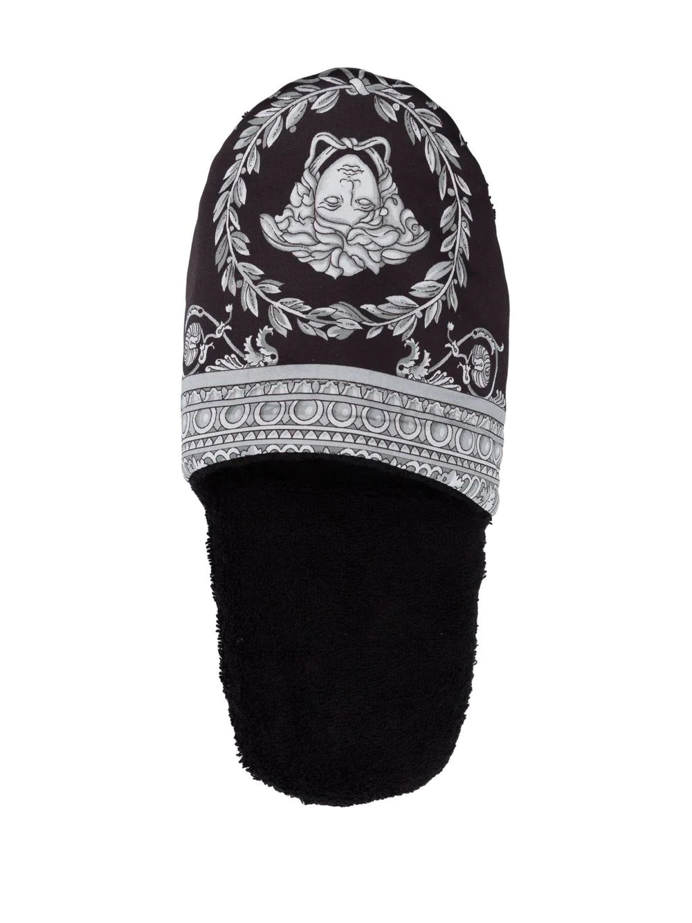 Baroque-print cotton slippers - 4