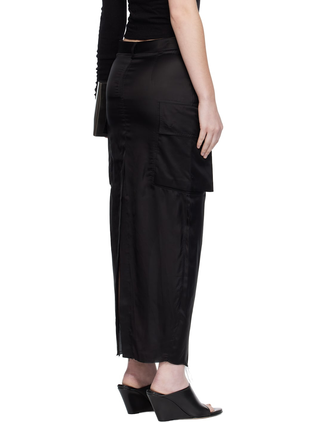 Black Concordians Firbanks Midi Skirt - 3