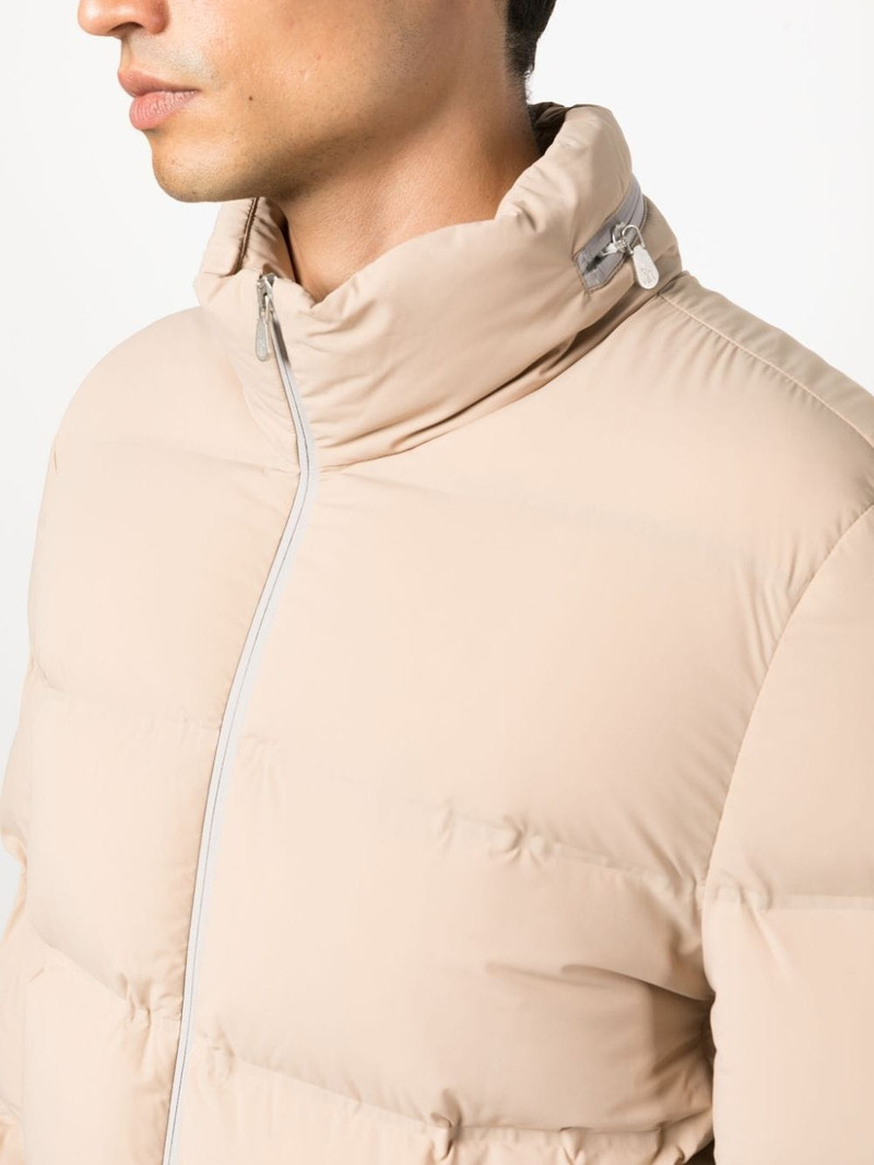 funnel-neck puffer jacket 5