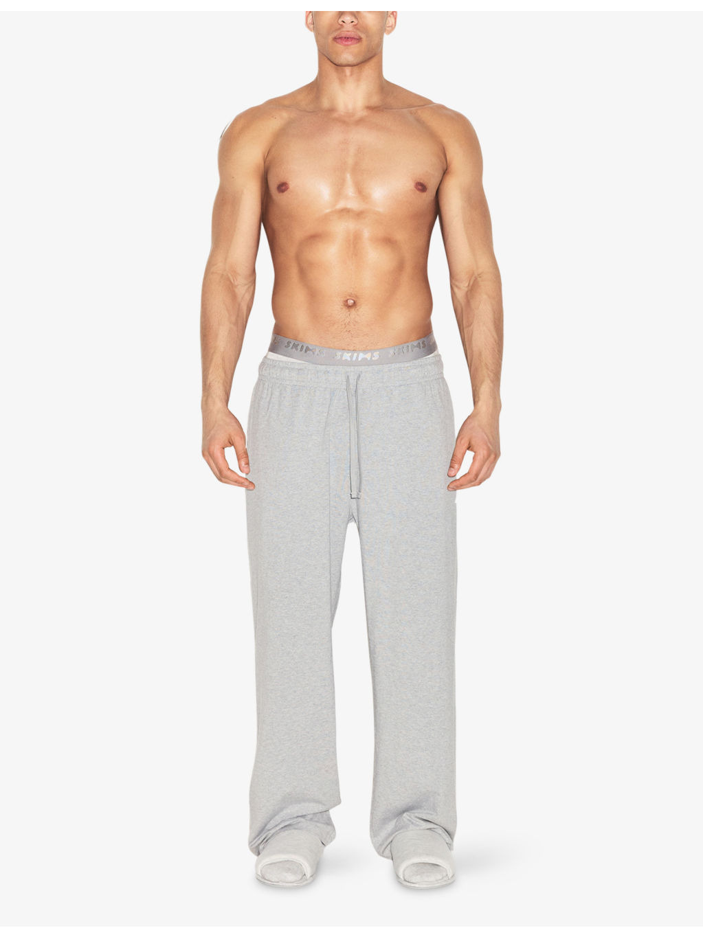 Soft-knit lounge straight-leg relaxed-fit cotton-blend jogging bottoms - 2