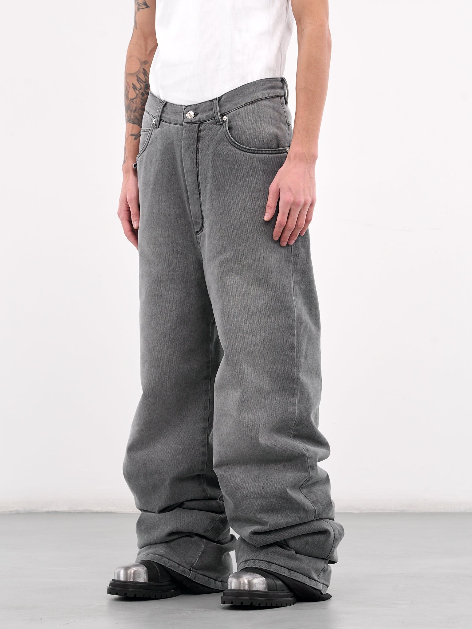 Wadded Stack Jeans - 2