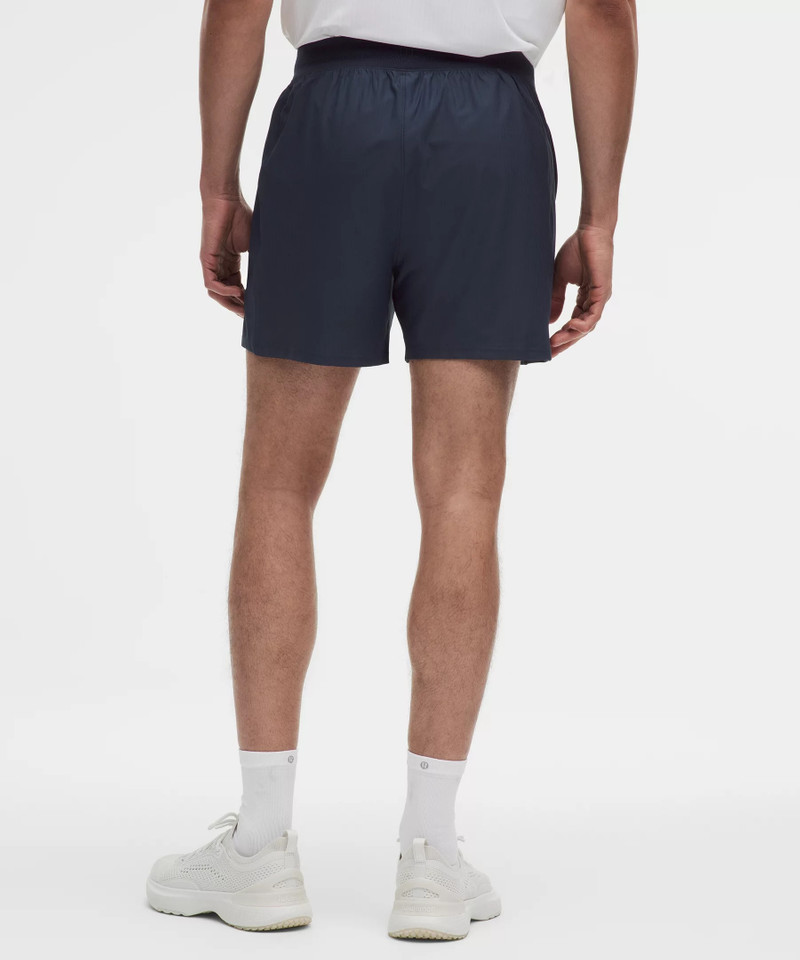 Striped Mesh Tennis Short 5" 3