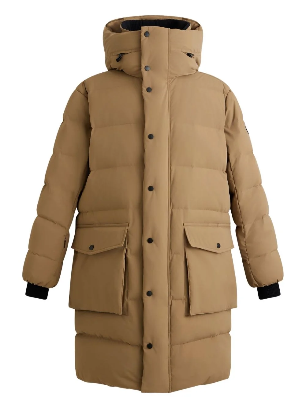 padded down coat - 1