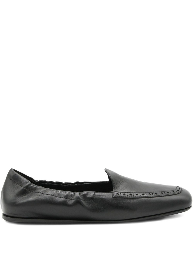 brogue-detail loafers 1