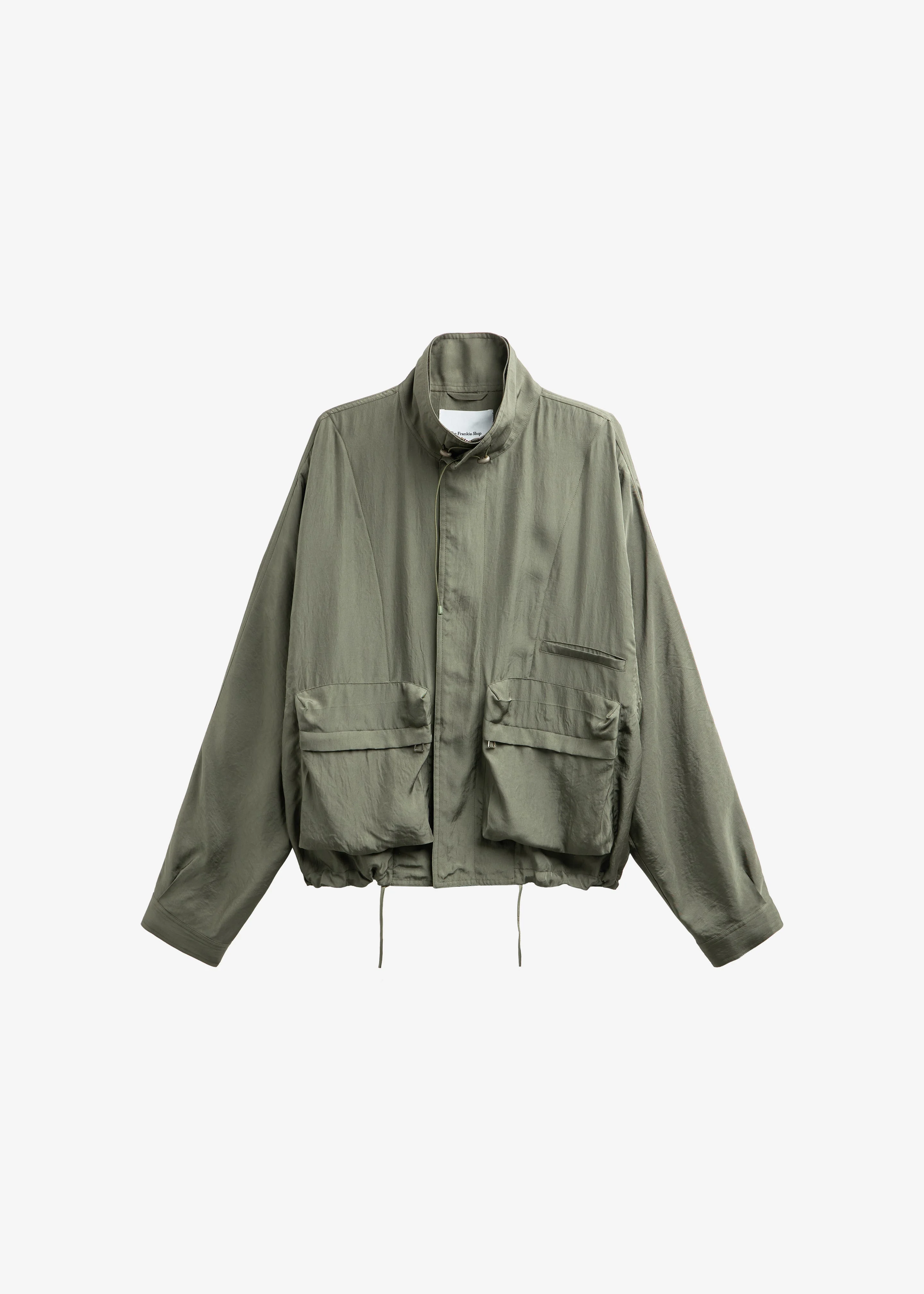 Breya Fluid Jacket - Moss Green - 1
