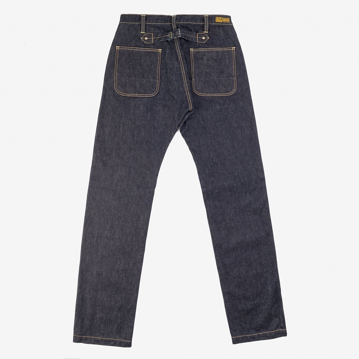 IH-728-IND 14oz Selvedge Denim Work Pants - Indigo - 5