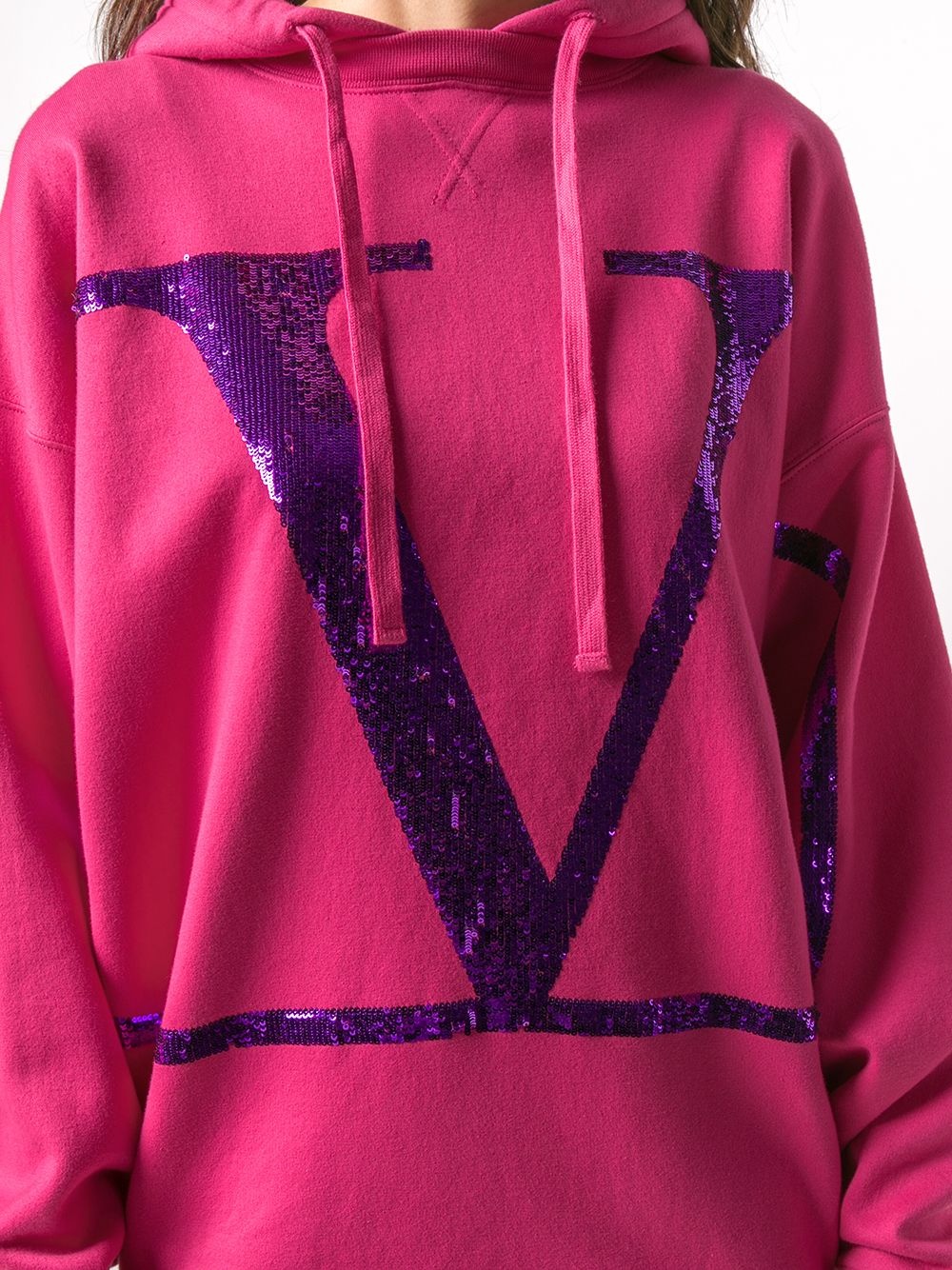 VLOGO print hoodie - 5